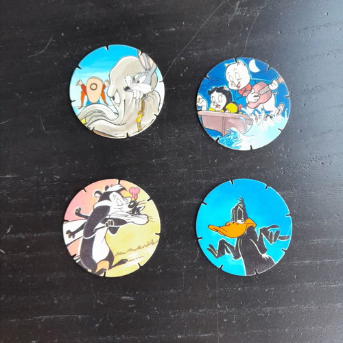 Tasty cap collection used, set of 4 pieces