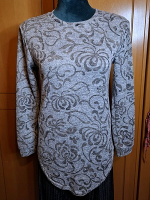 Blouse used, size S-M, black and grey