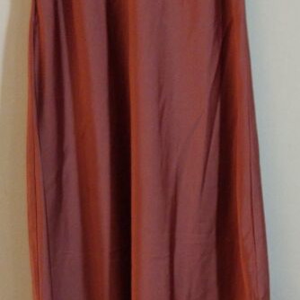 Reserved women's satin dress NL new, dark salmon color, size L