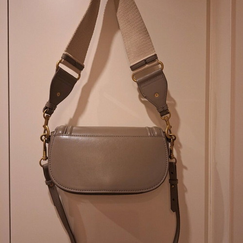 Zara shoulder bag with 2 straps beige and green like new
