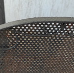 Fireplace screen used, handmade solid iron