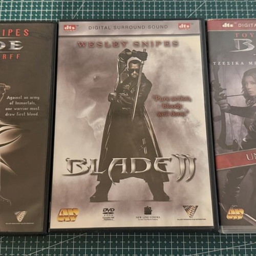 Blade trilogy DVD used, Greek subtitles, adventure fantasy