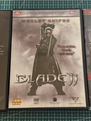 Blade trilogy DVD used, Greek subtitles, adventure fantasy