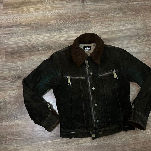 Vintage 90's Dolce & Gabbana Ribbed Corduroy Jacket used, size L