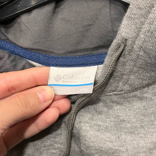 Columbia men's hoodie size XXL like new, black and gray