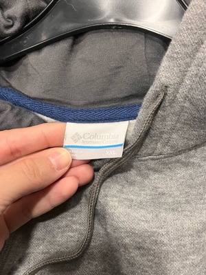 Columbia men's hoodie size XXL like new, black and gray