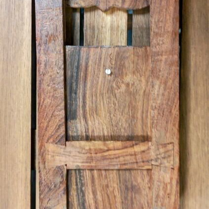 Book stand made of red wood like new, hand-carved