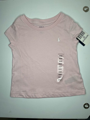 Παιδική μπλούζα Polo Ralph Lauren ροζ 2T 100% βαμβάκι καινούργιο