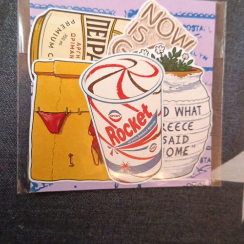 Summer stickers pack of 5 new