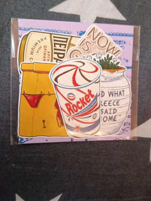 Summer stickers pack of 5 new