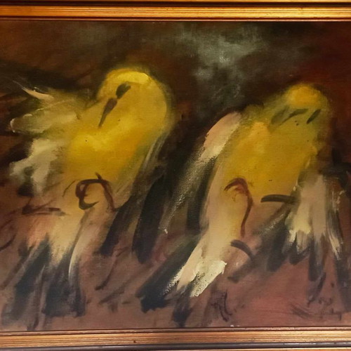 Oil painting on canvas by Ntori, 40x50, like new