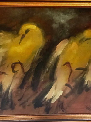 Oil painting on canvas by Ntori, 40x50, like new