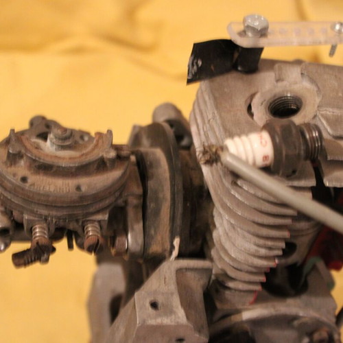Comer 60cc Two-Stroke Engine Cutaway Used for Educational Purposes