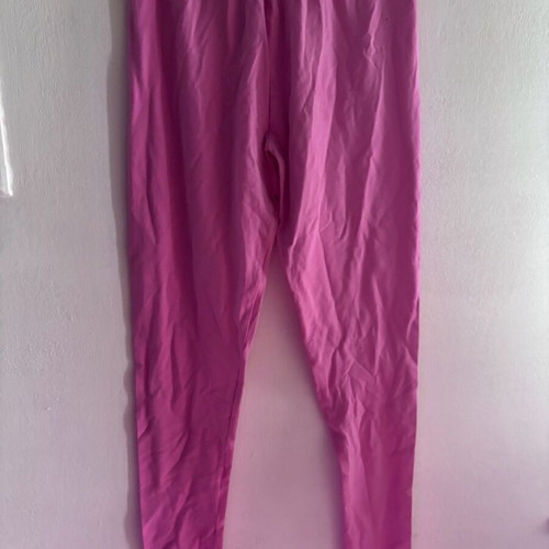 Teen long leggings used, one size, pink