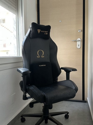 Gaming Chair Secret Lab μεταχειρισμένο με μαξιλάρι για το κεφάλι