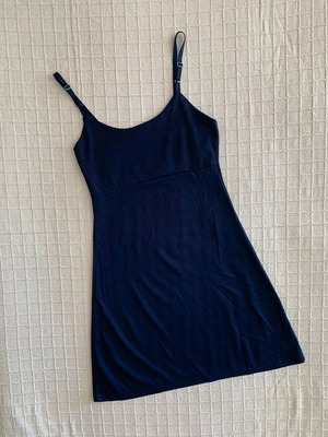 90s dress size S, black and blue