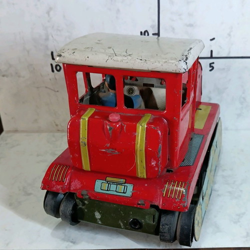 Large tin wind-up toy used, 20x14 cm, 1960s Japan or China