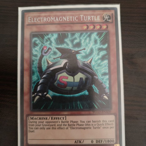 Yu-Gi-Oh Electromagnetic Turtle Secret Rare Limited Edition card like new