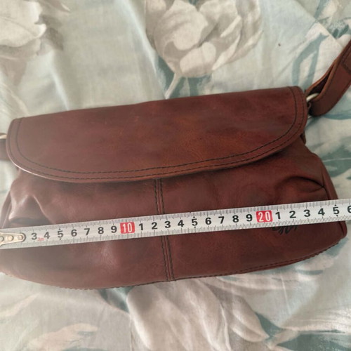 Replay vintage leather shoulder bag like new, brown