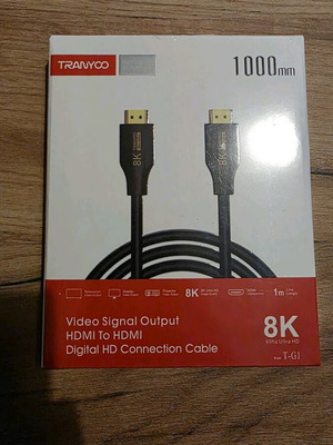 HDMI to HDMI Cable 1 Meter 8K Resolution