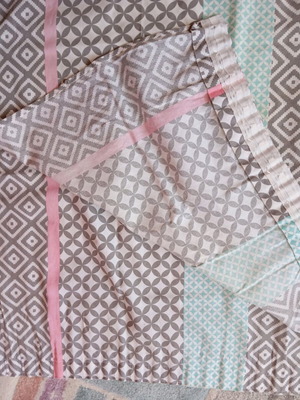 Curtains used for window 95x130 cm, ready sewn