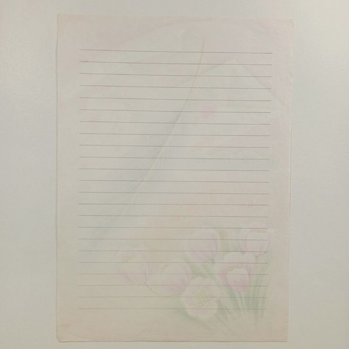 Vintage Kawaii Stationery Set with Envelope Retro 80s/90s