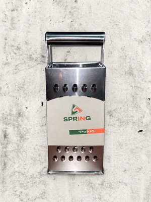 Spring SDS-4370 τετράπλευρος τρίφτης κουζίνας από ανοξείδωτο ατσάλι