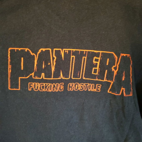 Pantera metal t-shirt like new, size XL, black