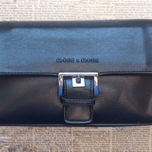 More & More wrist bag like new with mirror black