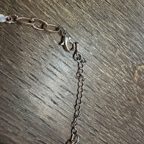 Rose gold bracelet with flowers and zirconia used
