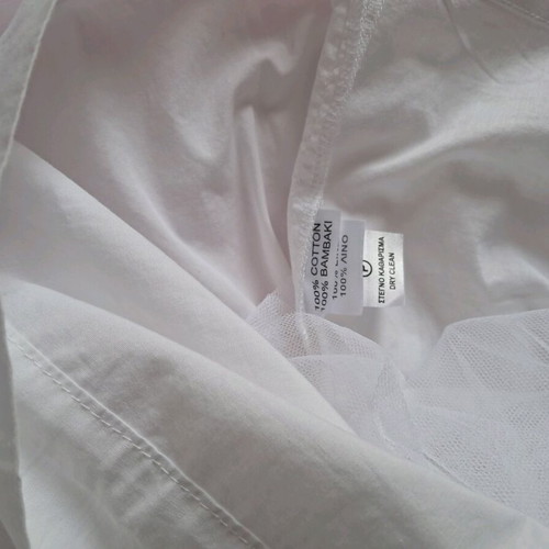 White toddler dress like new, flower girl style for 2 years old