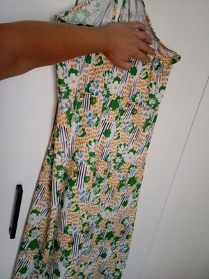 Zara medium midi φόρεμα που δένει στο λαιμο