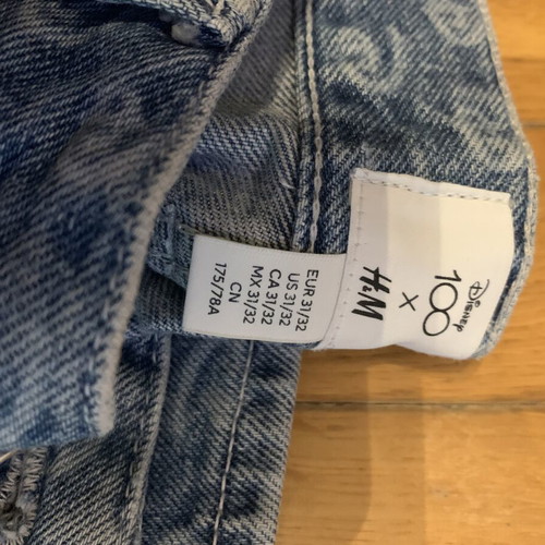 Disney pants by H&M like new, blue, sizes S and M