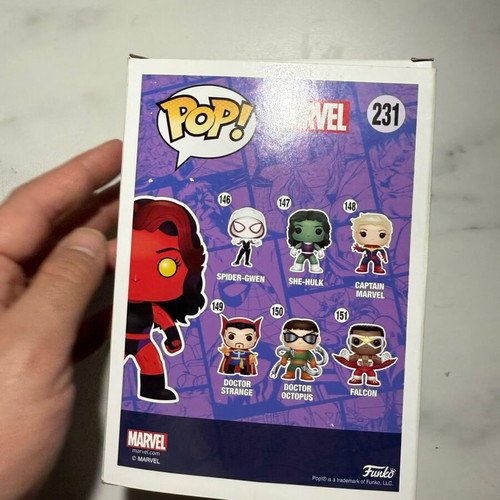Red She-Hulk Funko Pop #231 Marvel 2017 Summer Convention Exclusive new