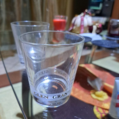 Glen Grant 2 whiskey glasses new unused