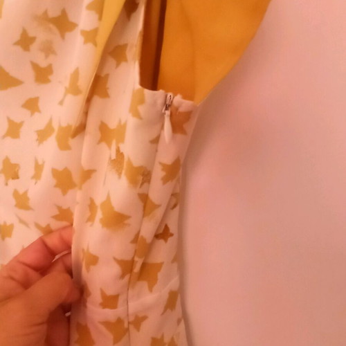 Denny Rose mini dress with one shoulder balloon style like new