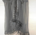 Brand new - Oysho - Babydoll lingerie camisole sexy top bralette Vintage / διαφανές νεγκλιζέ τούλινο