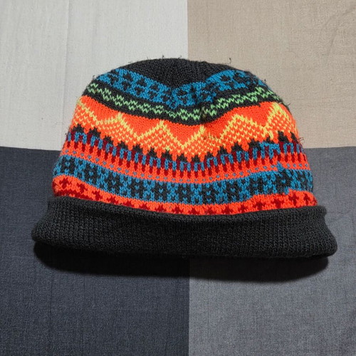Children's colorful knit cap lightly used