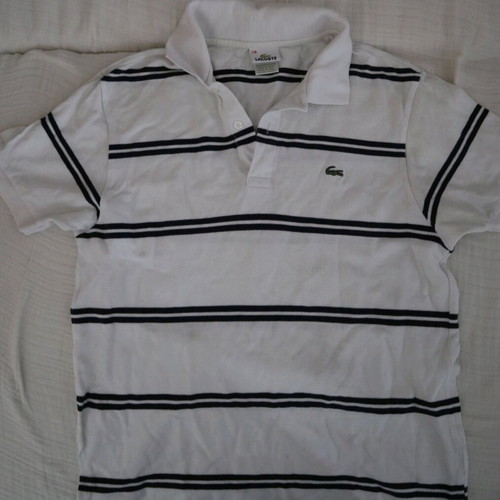 Lacoste polo shirt white, size L, like new
