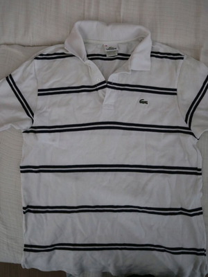 Lacoste polo shirt white, size L, like new