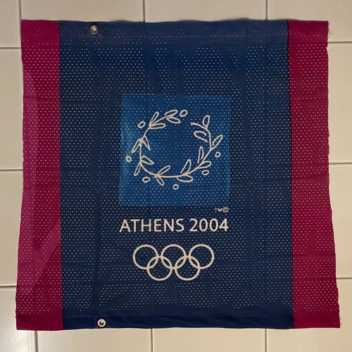 Olympic Games 2004 commemorative flag new