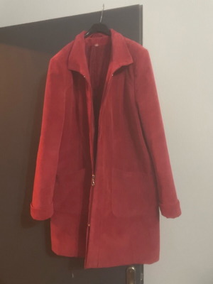 Corduroy jacket used, pink, size XXL