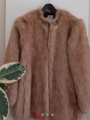 Γουνάκι Zara Faux Fur αφόρετο, μπεζ
