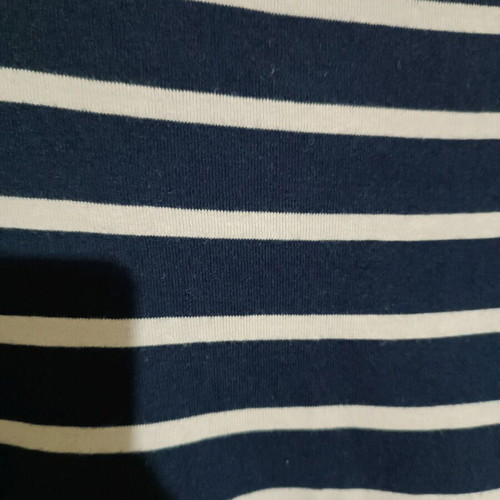 Zara striped blouse like new, blue and white with 3/4 sleeve