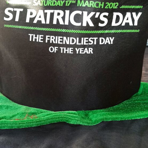 Guinness hat used, in good condition 2012