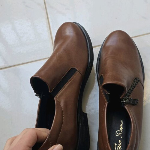 Gkoulis Leather Brown Moccasins New Size 40