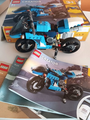 Lego Creator 3 σε 1 σαν καινούργιο με θεματολογία μοτοσυκλέτες