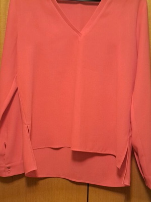 Zara crepe tunic like new, asymmetric, fuchsia color