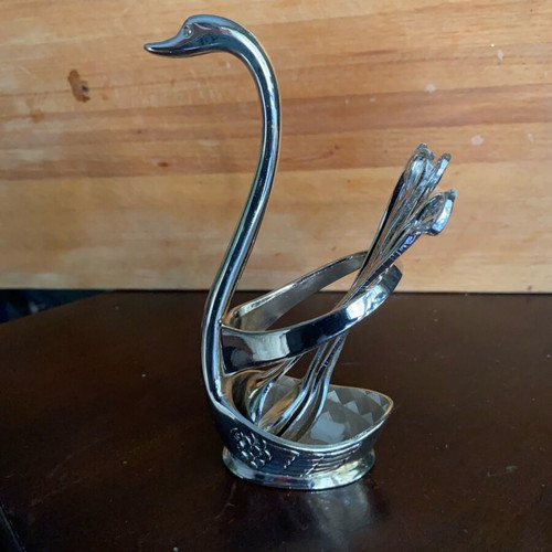 Vintage swan serving set like new