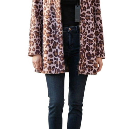 Pinko jacket new, pink leopard print, size IT42